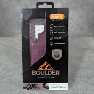 A8. Base Boulder Rugged Series Case For Samsung‎ Galaxy S23 Ultra - Purple